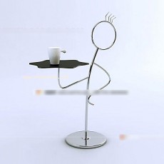 铁艺桌子3d模型下载