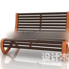 户外休闲椅子3d模型下载