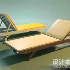 室外椅子3d模型下载