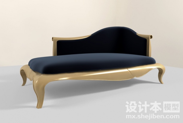 贵妃椅3d模型下载