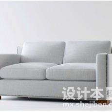 休闲沙发3d模型下载