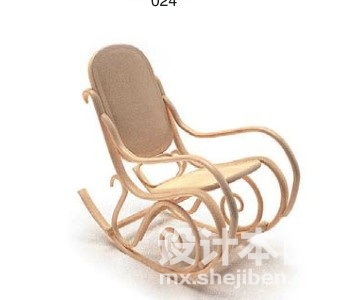摇椅3d模型下载