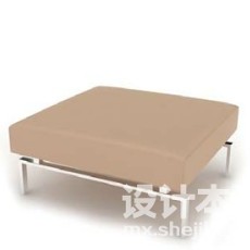 沙发凳3d模型下载