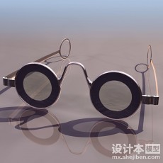 眼镜3d模型下载
