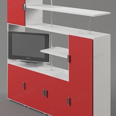 电视柜3d模型下载
