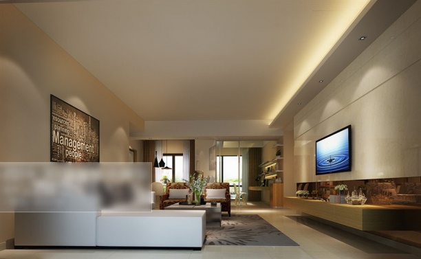 简单3d客厅模型
