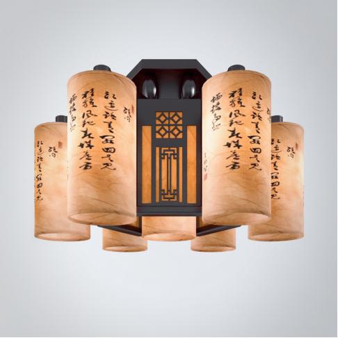 中式古典吊灯3d模型