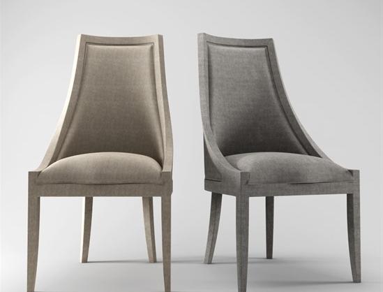 新古典椅子3d模型下载