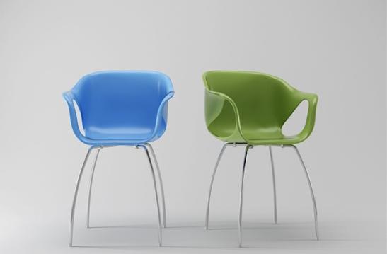 创意现代椅子3d模型下载