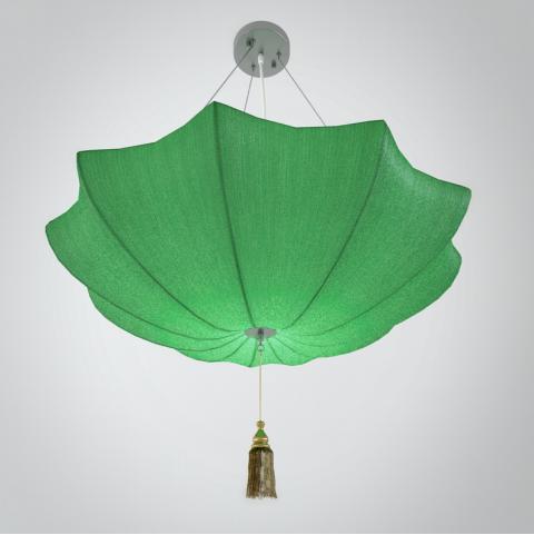中式雨伞吊灯3d模型