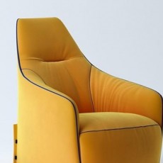 黄色沙发三维3d模型下载
