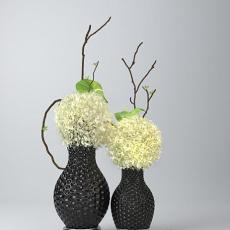 黑色花瓶3d模型下载