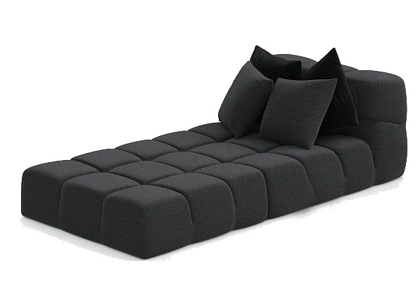 现代黑色沙发模型下载