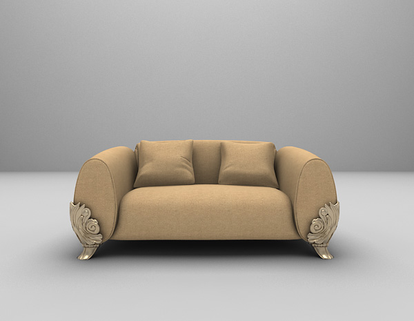 双人沙发3d模型下载
