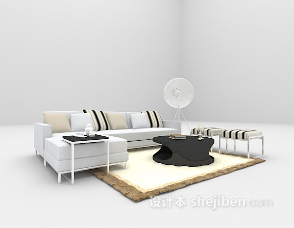 现代组合沙发模型欣赏