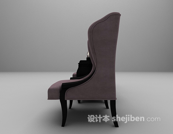 设计本欧式家居椅组合3d模型下载