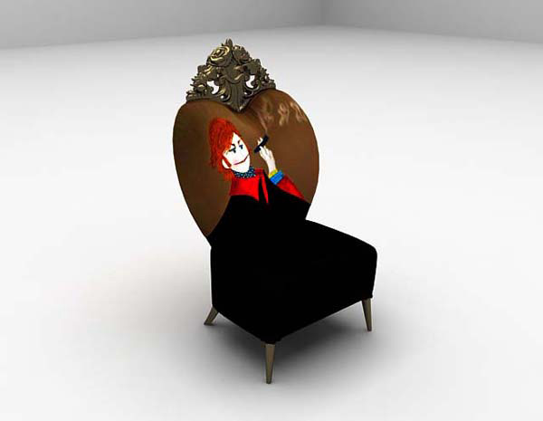 个性家居椅3d模型下载