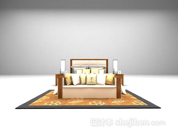 床的3d模型下载