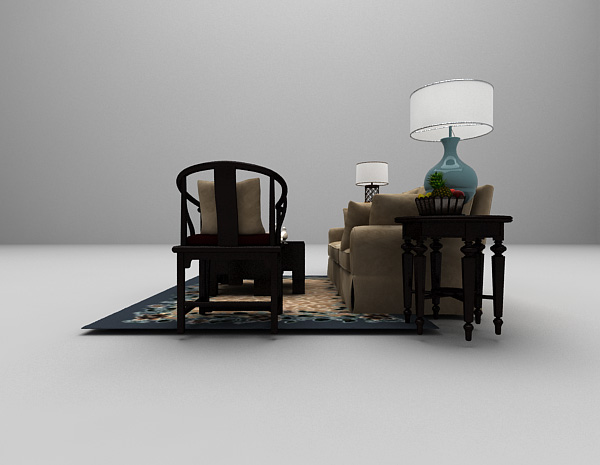 设计本组合沙发推荐3d模型下载