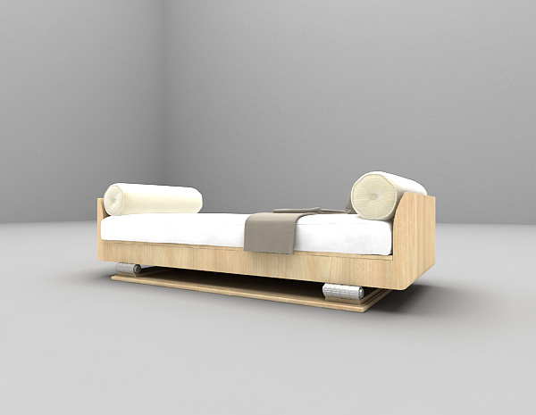 免费多人沙发床3d模型下载