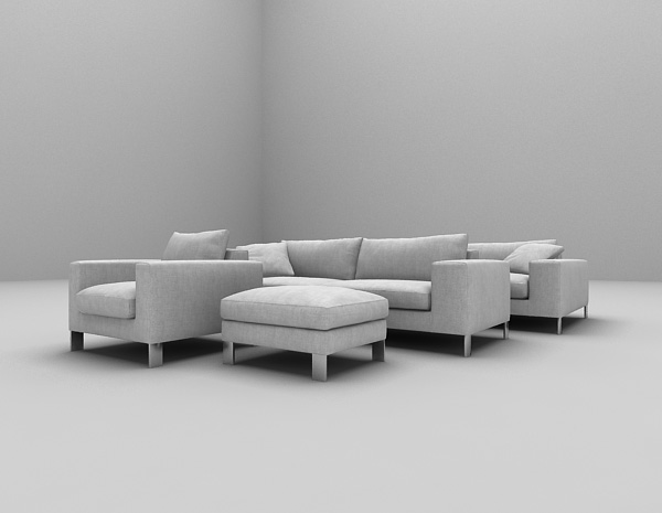 免费布艺沙发max大全3d模型下载