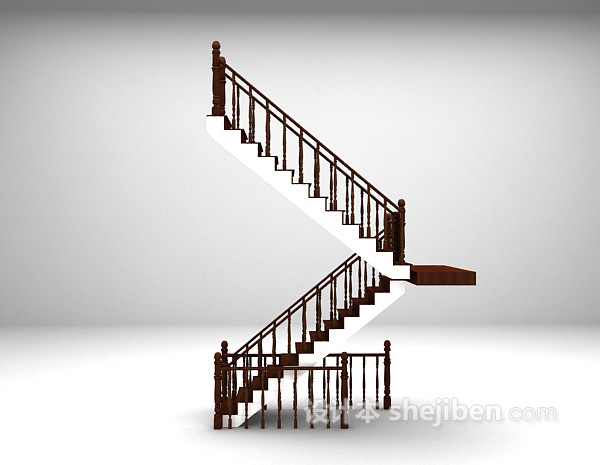 木质楼梯3d模型推荐