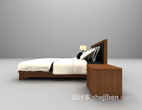 设计本矮床推荐3d模型下载