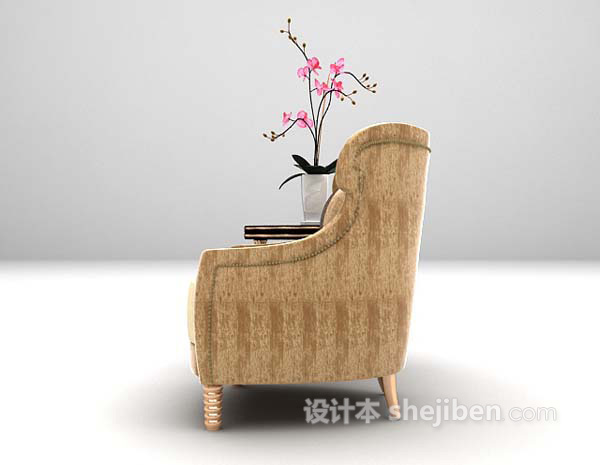 现代风格休闲椅推荐3d模型下载
