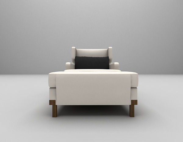 白色沙发模型下载