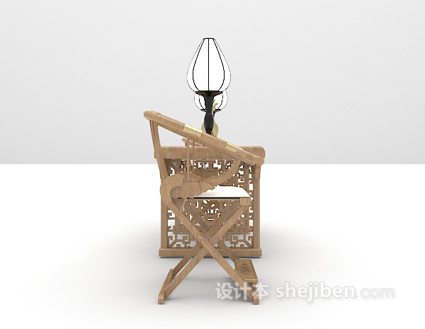 欧式古典桌椅3d模型下载