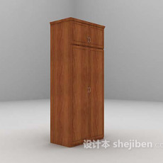中式衣柜3d模型下载