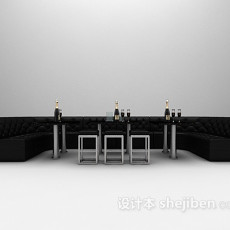 工装组合沙发3d模型下载