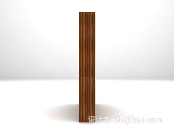 木质酒柜3d模型下载