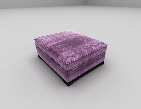 现代风格粉色单人沙发3d模型下载