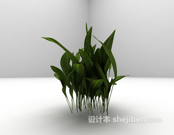 现代风格室内盆栽3d模型下载