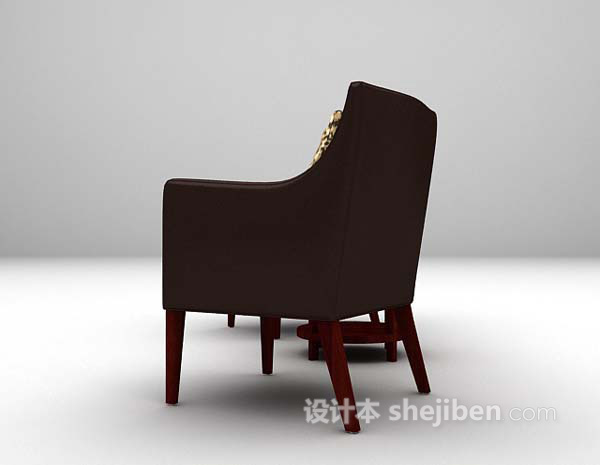 现代风格桌椅组合欣赏3d模型下载