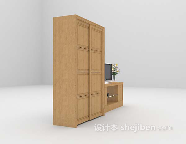 衣柜组合3d模型