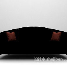 欧式古典皮质沙发3d模型下载