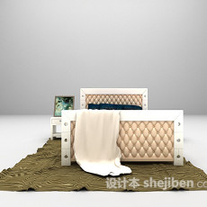 床具3d模型下载
