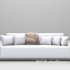简约新中式沙发3d模型下载