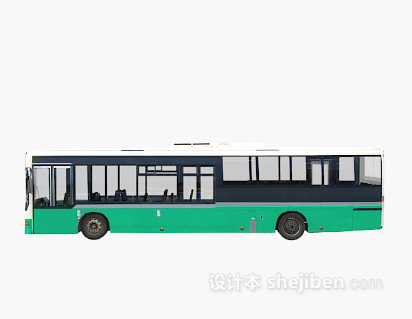 公交车3d车模型下载