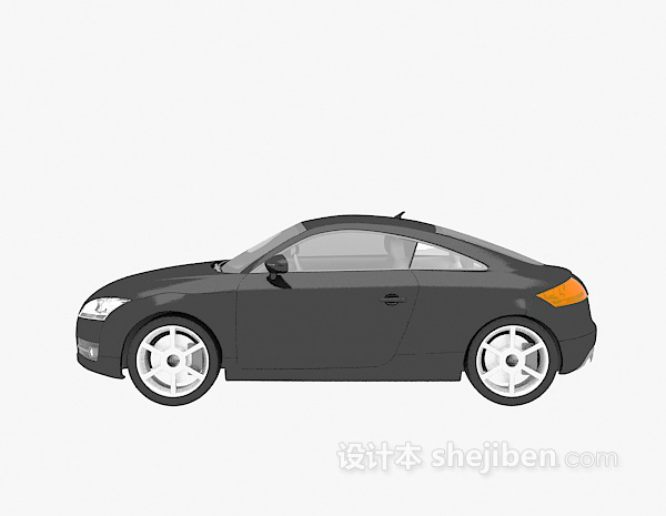 现代风格奥迪汽车3d模型下载