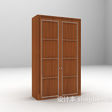 现代衣柜3d模型下载