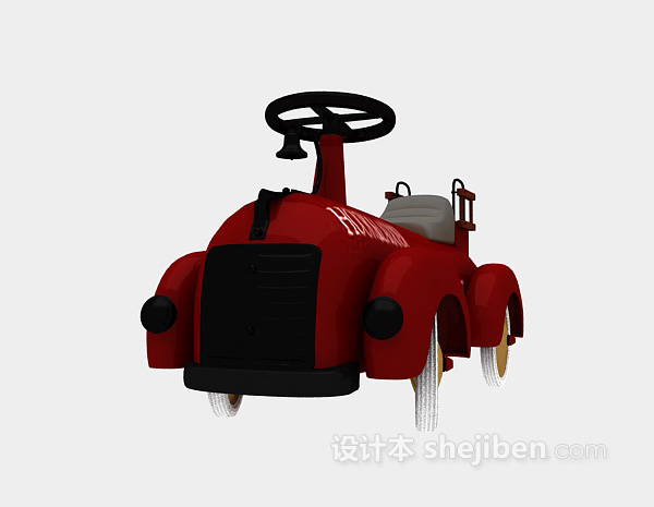 现代风格儿童玩具车3d模型下载