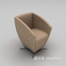 布艺椅子3d模型下载