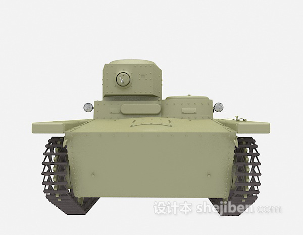 坦克3d模型免费下载