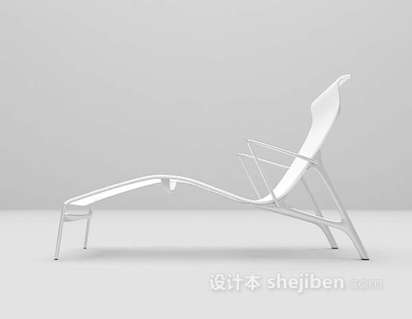 现代风格室外休闲椅3d模型下载