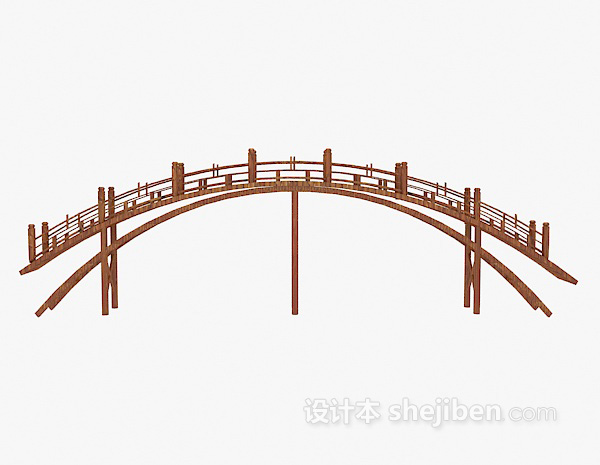 拱形桥模型3d下载