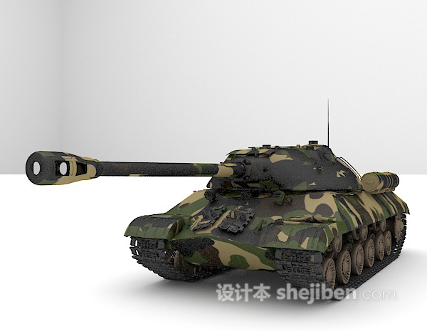 设计本霸气的坦克3d模型下载