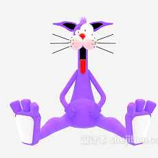 儿童玩具猫3d模型下载
